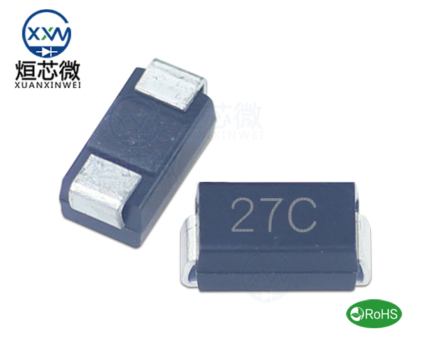 P4SMA27CA參數(shù),TVS二極管P4SMA27CA瞬態(tài)(變)抑制二極管